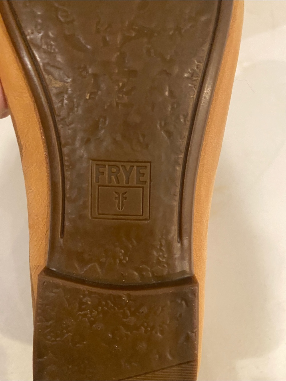 Frye Tan Leather Ballet Flats - Picture 10 of 13